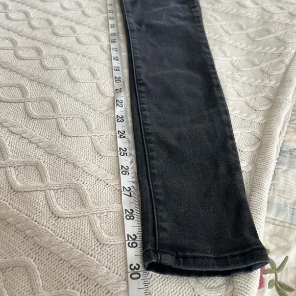 American Eagle Black Stretch Jeggings Women’s Size 0 Long - Picture 9 of 15